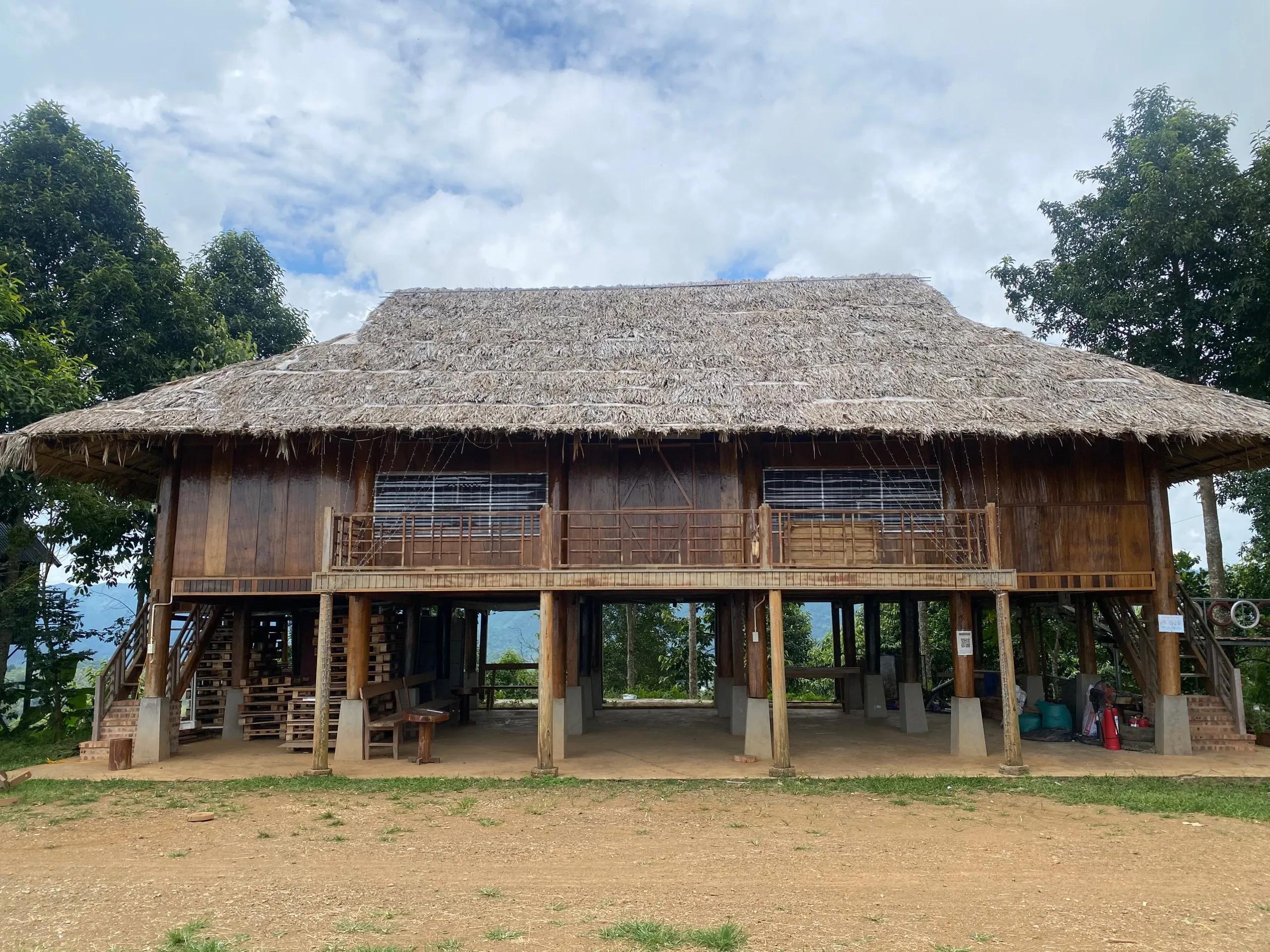 Stilt houses of Thai ethnic people