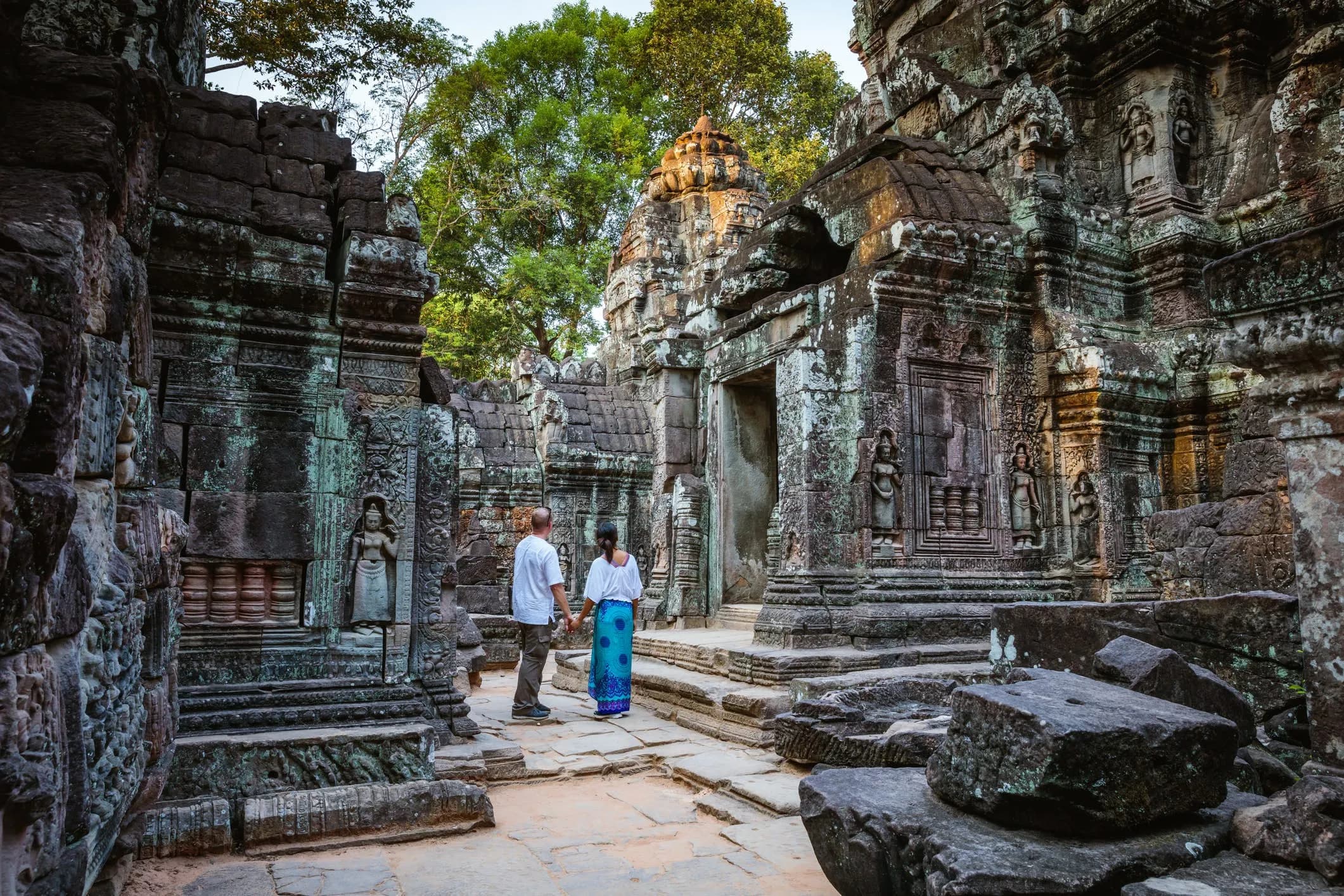Inside Angkor Wat temple